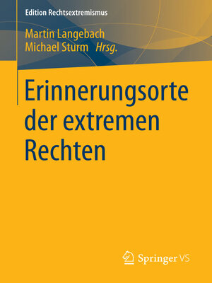 cover image of Erinnerungsorte der extremen Rechten